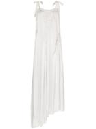 Ann Demeulemeester Ruched Pleated Dress - Grey