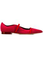 Malone Souliers By Roy Luwolt Maureen Strappy Balletinas - Pink