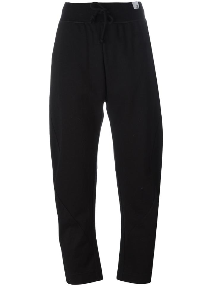 Adidas Drawstring Tapered Trousers - Black