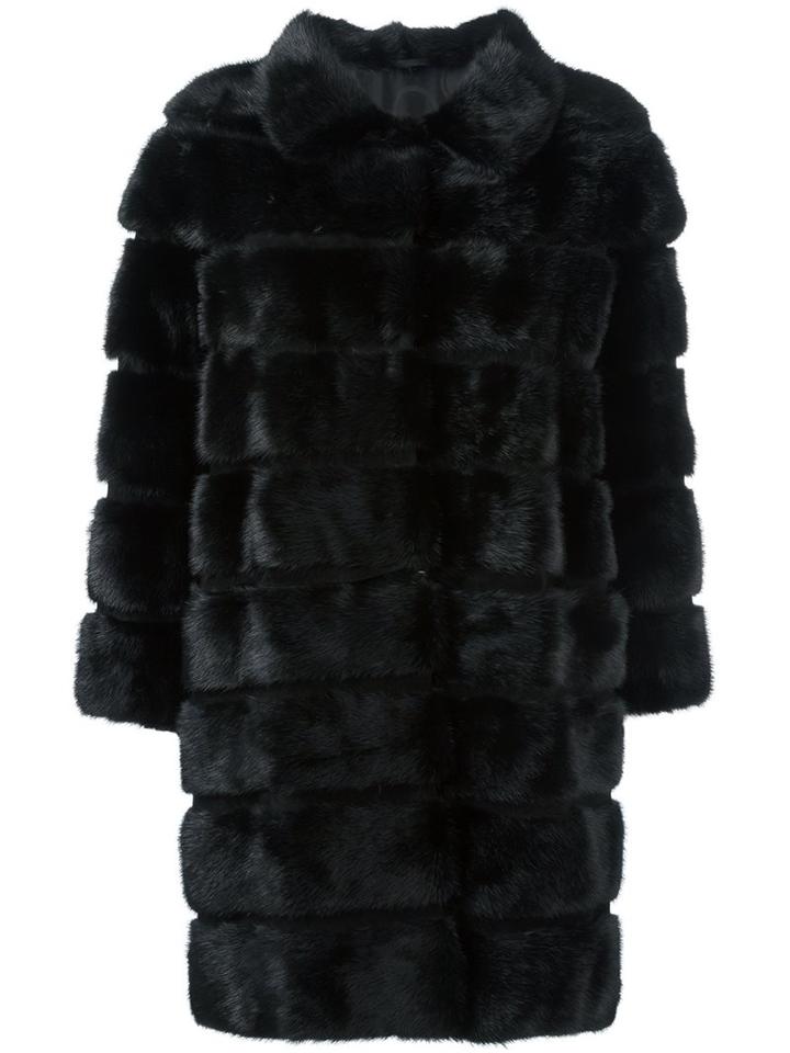 Simonetta Ravizza Panelled Fur Coat
