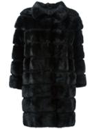 Simonetta Ravizza Panelled Fur Coat