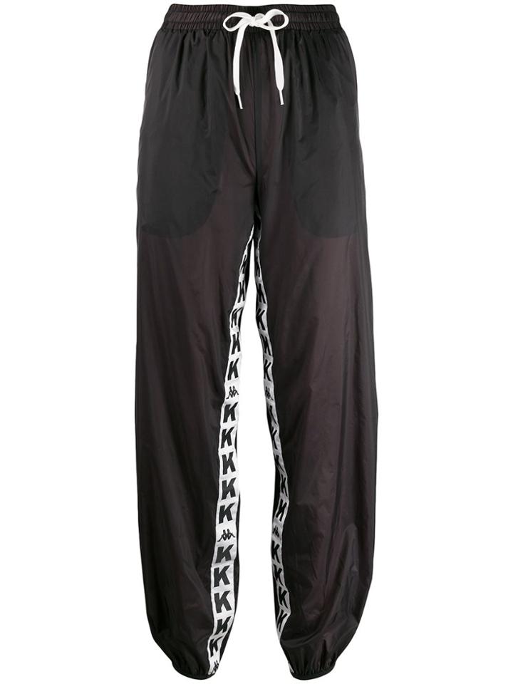 Kappa Kontroll Logo Band Track Pants - Black