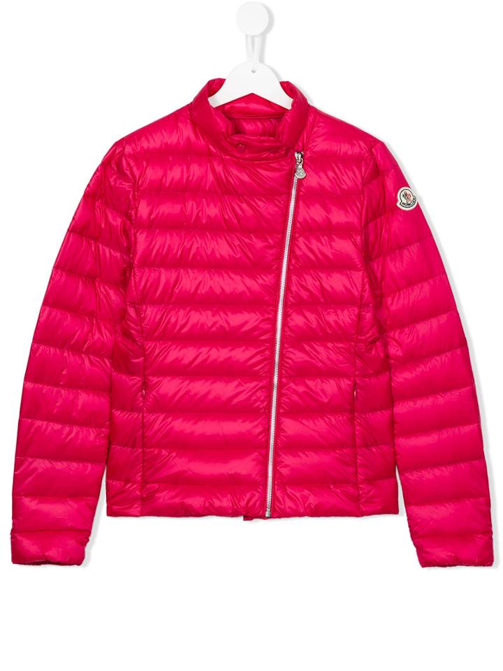 Moncler Kids Padded Jacket, Girl's, Size: 14 Yrs, Pink/purple