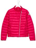 Moncler Kids Padded Jacket, Girl's, Size: 14 Yrs, Pink/purple