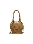 Mehry Mu Sand Brown Chacha Shell Rope Shoulder Bag