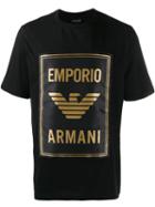 Emporio Armani Vector Logo T-shirt - Black