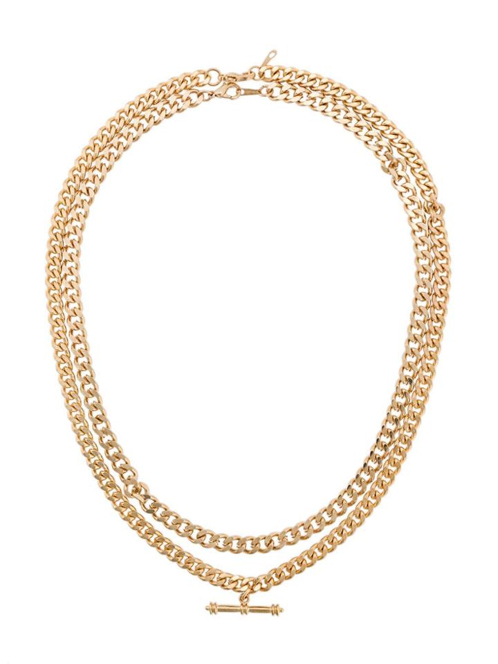 Susan Caplan Vintage 1990s Vintage Gold Plated Set Of Two Necklaces