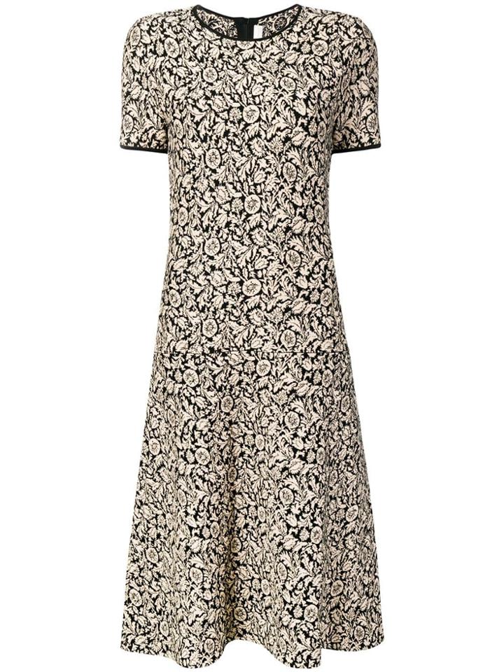Michael Michael Kors Brocade Printed Dress - Black