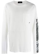 Stone Island Shadow Project Oversized Printed Top - White