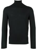 Pal Zileri Turtleneck Jumper, Men's, Size: 52, Black, Merino