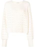 By Malene Birger Knitted Jumper - White