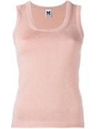 M Missoni Metallic Tank, Women's, Size: 40, Pink/purple, Polyamide/metallic Fibre