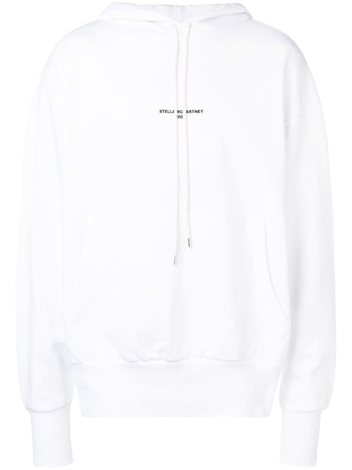 Stella Mccartney Logo Hooded Sweatshirt - White