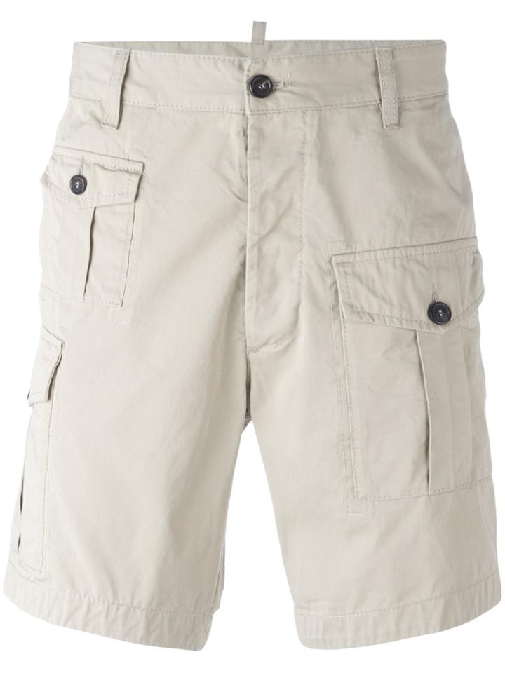Dsquared2 Cargo Shorts - Nude & Neutrals