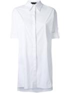 Alice+olivia 'camron' Shirt, Women's, Size: Small, White, Cotton/polyester/spandex/elastane
