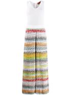 Missoni Striped Jumpsuit - White