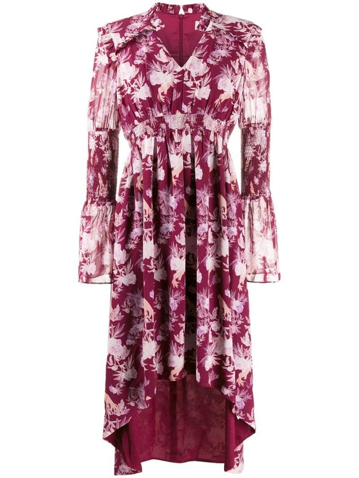 Three Floor Felicity Floral Print Dress - Purple