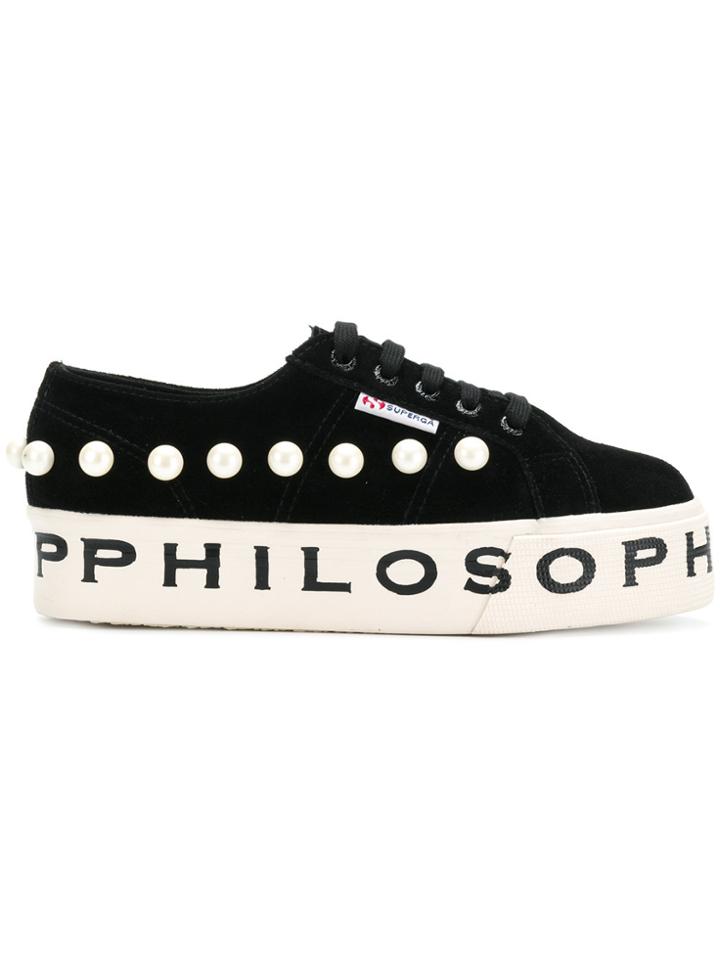 Philosophy Di Lorenzo Serafini Superga X Philosophy Sneakers - Black