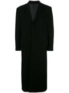 Jean Paul Gaultier Vintage Long Single Breasted Coat - Black