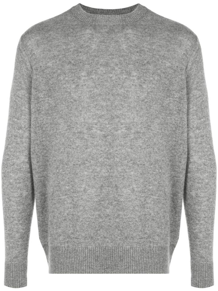 The Elder Statesman Tranquility Cashmere Sweater - Grey