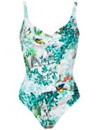 Lygia & Nanny Roberta Printed Swimsuit - Blue