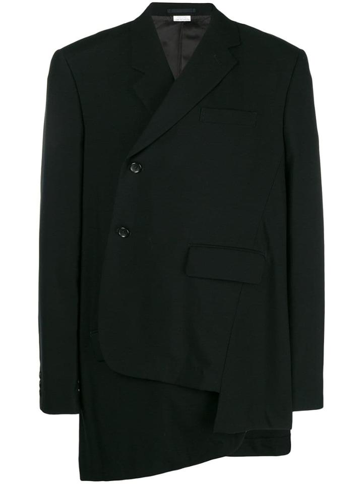 Comme Des Garçons Homme Plus Asymmetrical Dinner Jacket - Black
