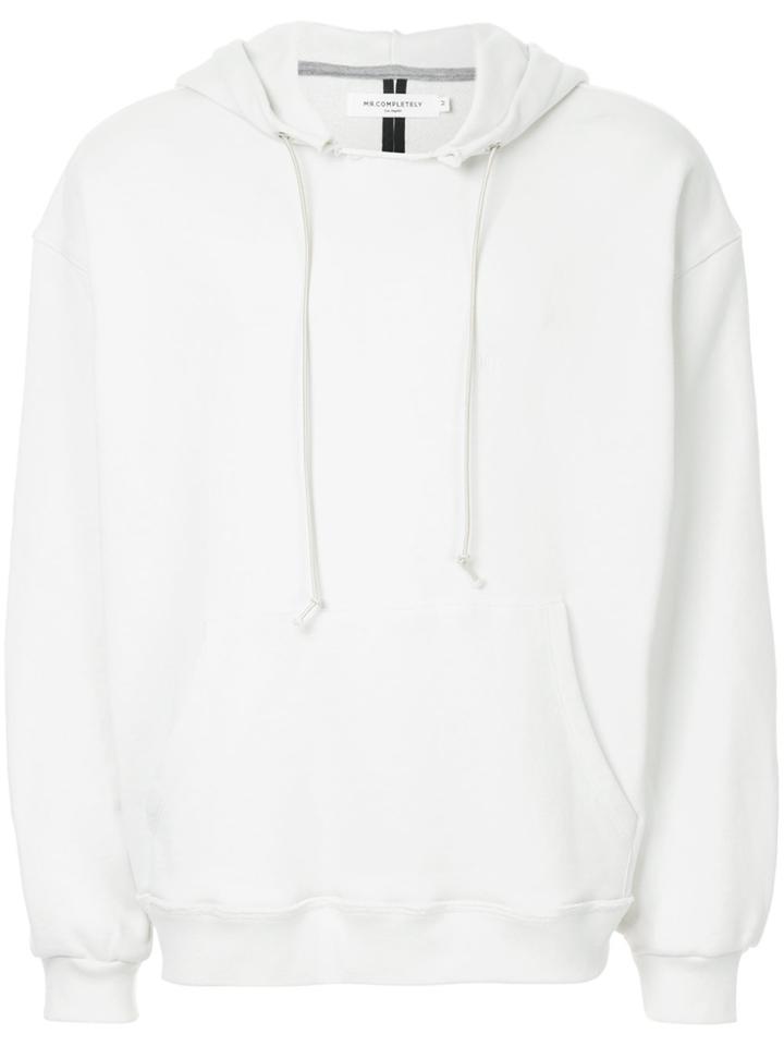 Mr. Completely Classic Hooded Sweatshirt - White