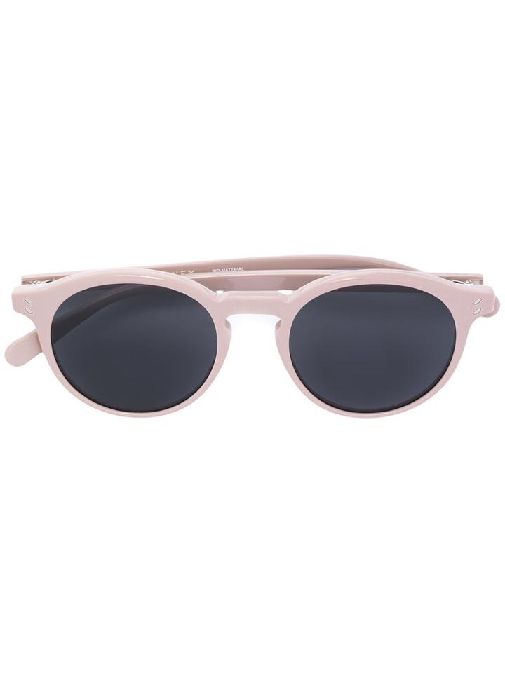 Stella Mccartney - Round Frame Glasses - Unisex - Acetate - 50, Pink/purple, Acetate