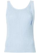 Astraet Knitted Tank Top - Blue