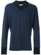 Romeo Gigli Vintage Ribbed V-neck Jumper