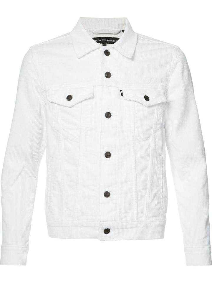 Gosha Rubchinskiy - 'gosha Rubchinskiy X Levi's' Denim Jacket - Men - Cotton - Xs, White, Cotton