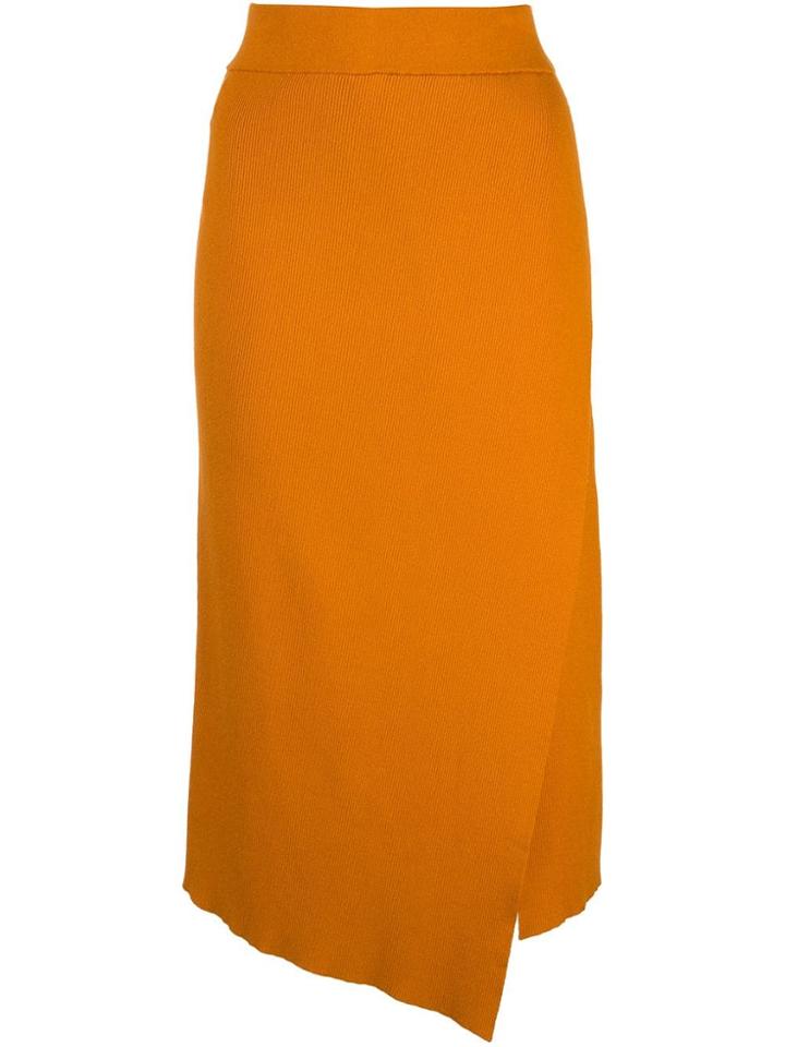 A.l.c. Asymmetric Midi Skirt - Orange