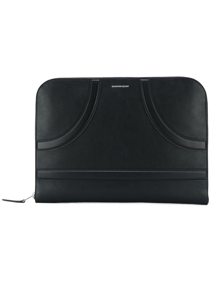 Alexander Mcqueen - Harness Clutch - Men - Leather - One Size, Black, Leather