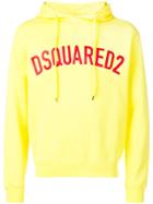 Dsquared2 Printed Logo Hoodie - Yellow