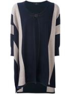 Steffen Schraut Striped Tunic, Women's, Size: 42, Blue, Cashmere