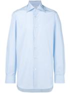 Kiton Pointed Collar Shirt - Blue