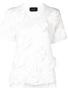 Simone Rocha Appliqué Detail T-shirt - White