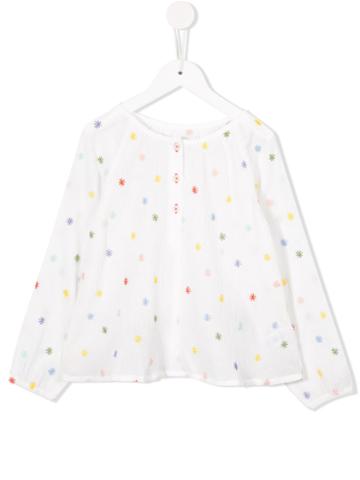 Margherita Kids - Embroidered Cardigan - Kids - Cotton/viscose - 5 Yrs, White