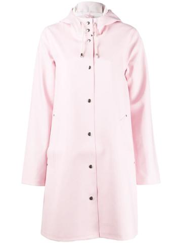 Stutterheim Hooded Raincoat - Pink