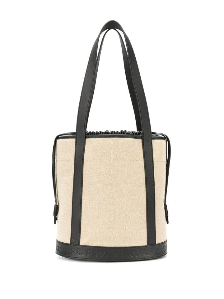 A.p.c. Margaux Bucket Bag - Neutrals