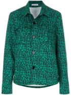 Tomas Maier Leopard Palm Field Jacket - Green