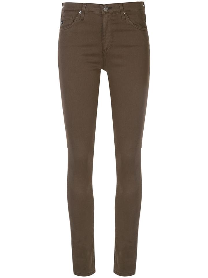 Ag Jeans The Prima Skinny Jeans - Brown