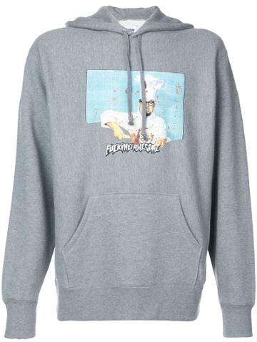 Fucking Awesome Bash Hoodie - Grey