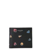 Saint Laurent Retro Shapes Wallet - Blue