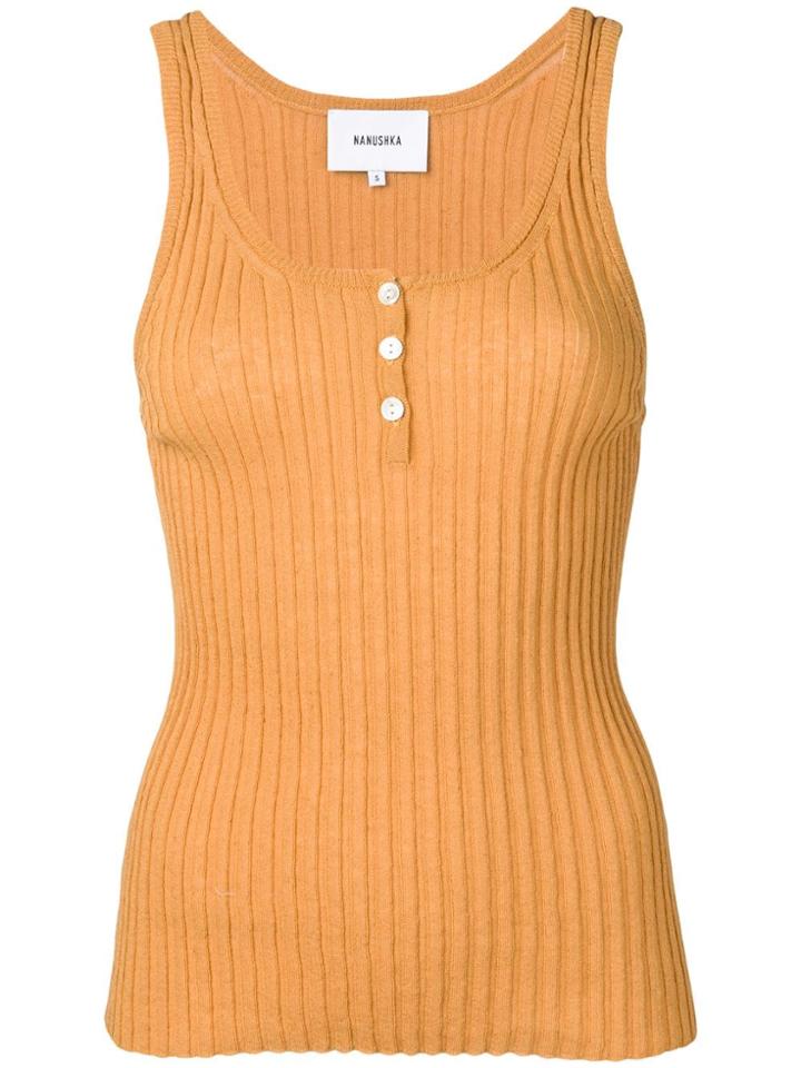 Nanushka Cephas Tank Top - Orange