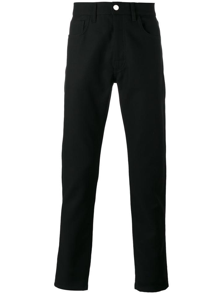 Raf Simons - Straight Leg Trousers - Men - Cotton - 32, Black, Cotton