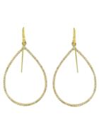 Irene Neuwirth Gold Pear Shape Earrings - Metallic