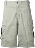 Undercover - Faint Striped Cargo Shorts - Men - Cotton/polyurethane - 2, Green, Cotton/polyurethane