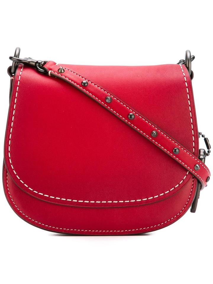 Coach Small Saddle Bag, Women's, Calf Leather