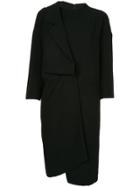 Enföld Lapel Detail Dress - Black